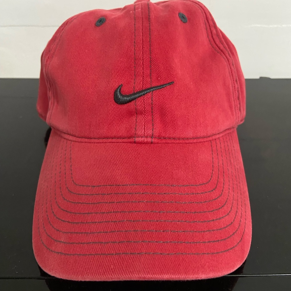 Nike Red Cap with Black Logo